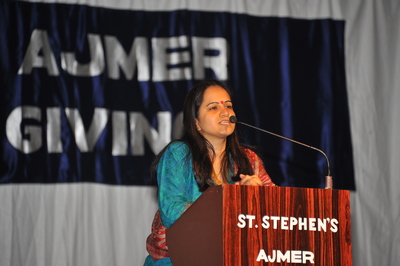 Mrs. Manju Rajpal, I.A.S., Collector & District Magistrate, Ajmer (February 2011)