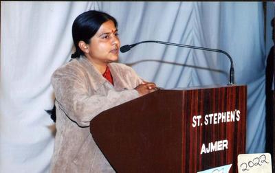 Mrs. Roli Singh, I.A.S. Collector & District Magistrate, Ajmer (February 2007)